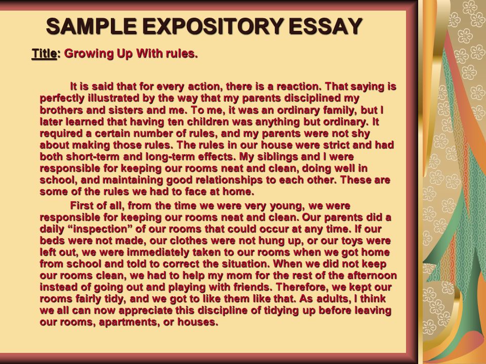 Title for essay about growing up